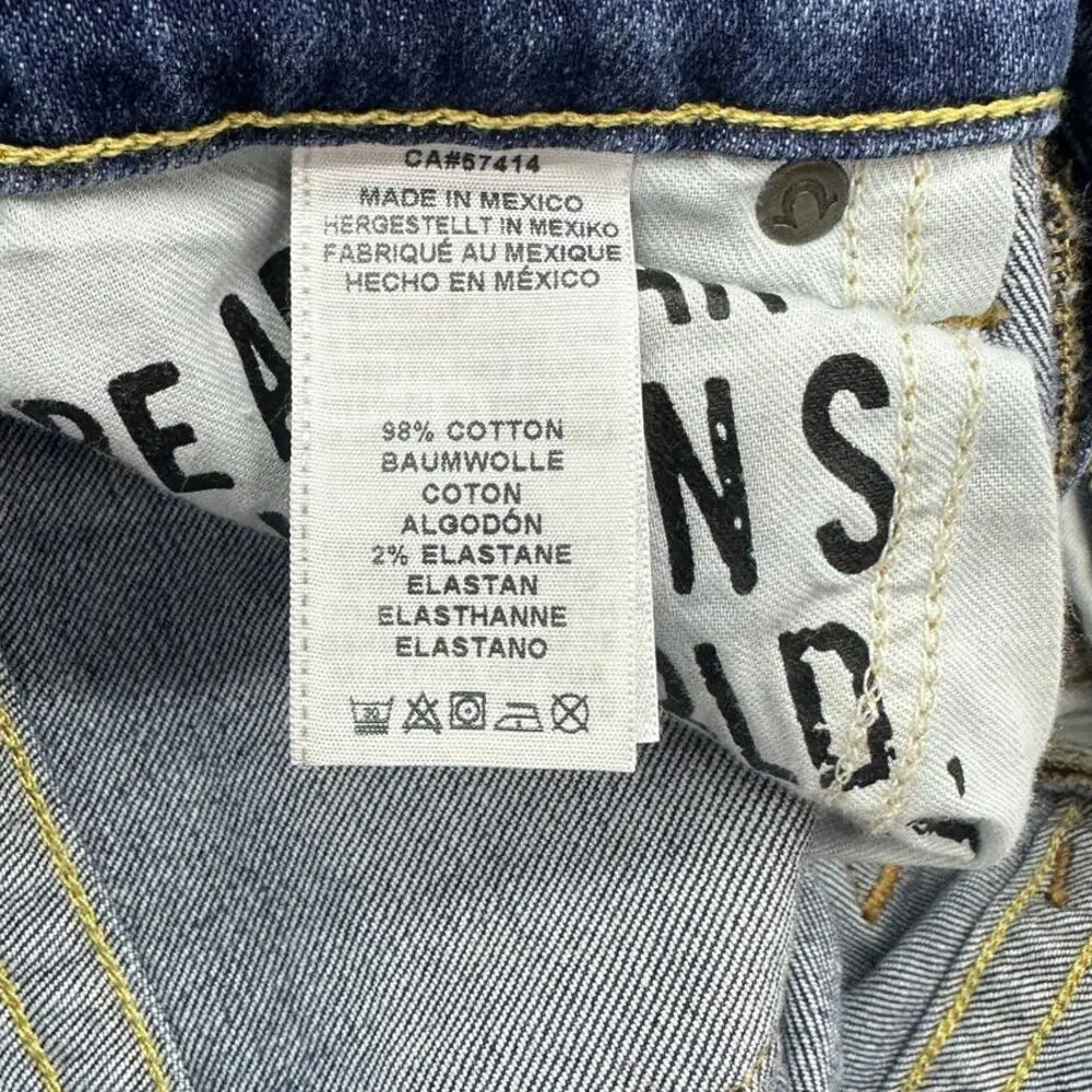 True Religion Rocco Relaxed Skinny Men's 29 Liquid Indigo No Flap NWT